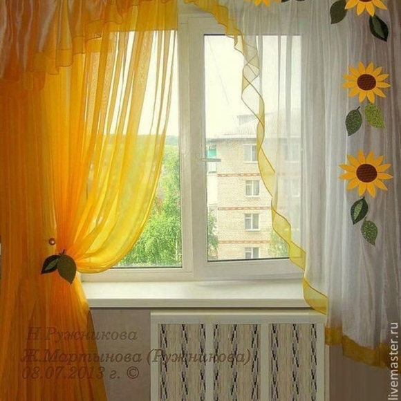 Spring valance, handmade crochet - Picture 7 of 7